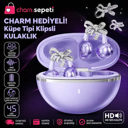 CharmPods™ Charm Detaylı Bluetooth Kulaklık